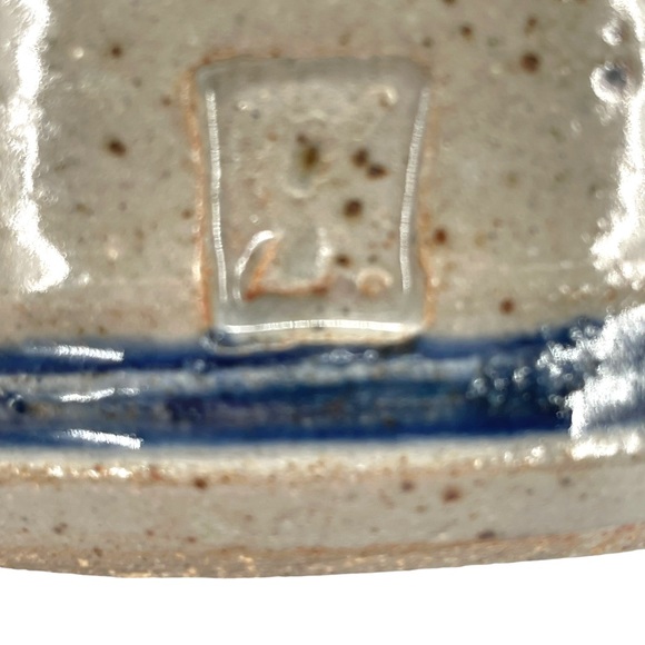 Trumbull Vintage Studio Pottery Stoneware Pitcher Marked and Signed 6.5" - Picture 9 of 10